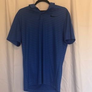 Nike blue polo shirt
